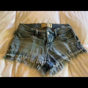 Hollister denim shorts !